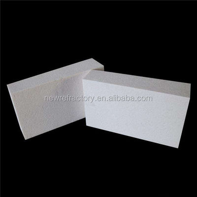 230x114x65mm 블록 화재 순수 흰색 Mullite 열 절연 벽돌 열 보존
