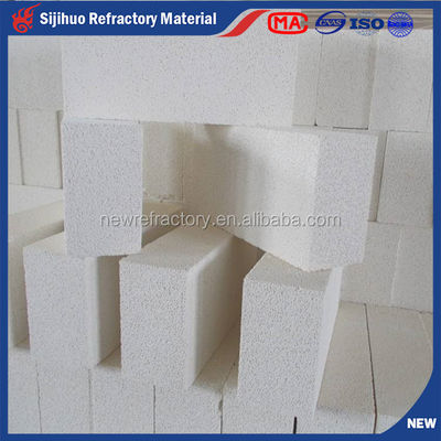 230x114x65mm 블록 화재 순수 흰색 Mullite 열 절연 벽돌 열 보존