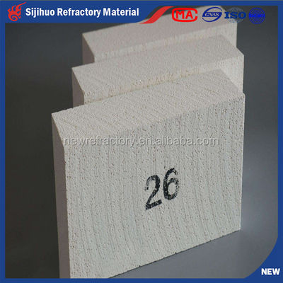 230x114x65mm 블록 화재 순수 흰색 Mullite 열 절연 벽돌 열 보존