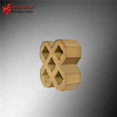 230x114x65mm 체커 반열화재 벽돌 0.34% CaO 함량과 열 저항