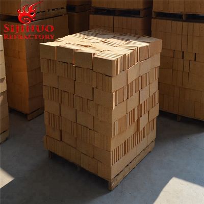 노란색 알루미나 블록 불 점토 벽돌 230 * 114 * 65mm 높은 온도 응용 프로그램