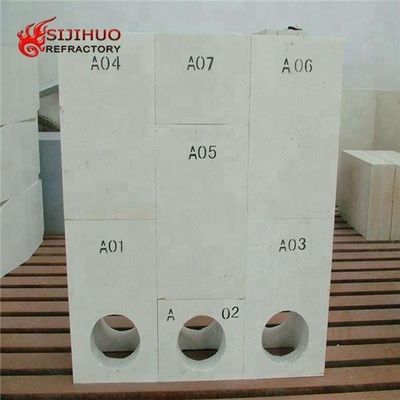 작은 SiC 함유량 및 2.9g/cm3 부피 밀도 건설용 코룬덤 멀라이트 벽돌