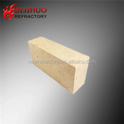 230x114x65mm 노란색 고 알루미나 화면 벽돌 48-83 Al2O3