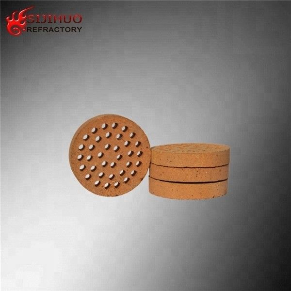 230x114x65mm 체커 반열화재 벽돌 0.34% CaO 함량과 열 저항